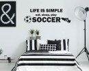 La vie est simple Mangez du sommeil Jouez au football